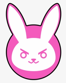 Easter-bunny - Overwatch Dva Bunny Logo, HD Png Download, Transparent PNG