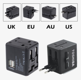 Universal Travel Adapter Png Image - Promate Travel Adapter, Transparent Png, Transparent PNG