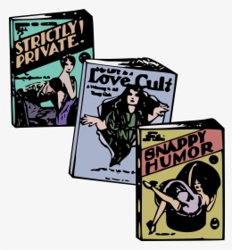 Pulp Fiction Clip Arts - Revistas Pulp, HD Png Download, Transparent PNG