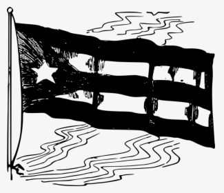 Flag Of Cuba Flag Of Puerto Rico Flag Of The United - Clipart Black And White Puerto Rican Flag, HD Png Download, Transparent PNG