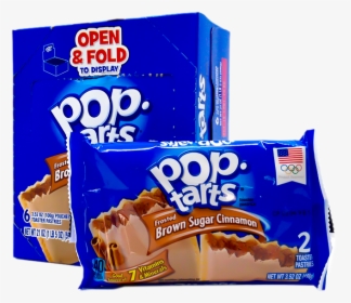 Kellogs Pop Tarts Frosted Brown Sugar Cinnamon - Pop Tarts Cinnamon 6 Units Display, HD Png Download, Transparent PNG