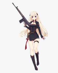 Transparent Anime Girl With Gun Png - Cosplay Costume For Girls, Png Download, Transparent PNG