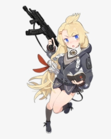 Transparent Anime Girl With Gun Png - Pp1901 Girls Frontline, Png Download, Transparent PNG