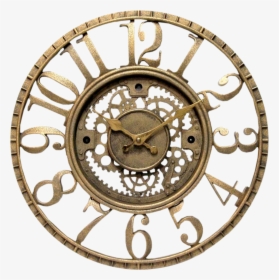 #clock #gears - Transparent Background Vintage Clock Png, Png Download, Transparent PNG