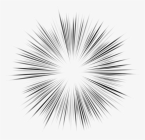 Ftestickers Line Star Explosion - Action Lines Transparent Png, Png Download, Transparent PNG