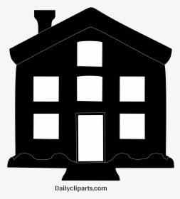 House Home Black White Icon Image - Red Homeicon, HD Png Download, Transparent PNG