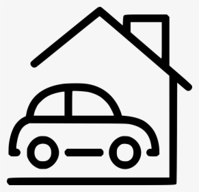 Car Garage House Home Comments - House And Car Clip Art, HD Png Download, Transparent PNG