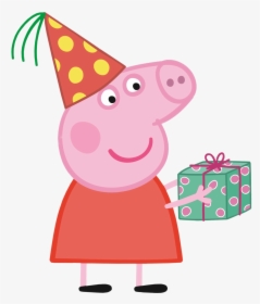 Party-hat - Peppa Pig Birthday Png, Transparent Png, Transparent PNG