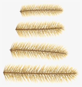 Clip Art Branches For Decoration - Gold Line Png Christmas, Transparent Png, Transparent PNG