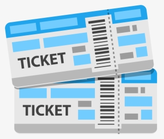 Ticket Clipart Plane Ticket - Tickets Clipart Png, Transparent Png, Transparent PNG