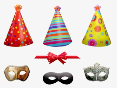 Birthday Items, Celebration, Hats, Horn, Birthday - Gorros Para Cumpleaños, HD Png Download, Transparent PNG