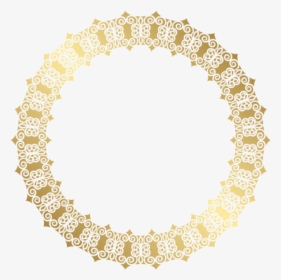 Tumblr Clipart Gold - Golden Circle Border Png, Transparent Png, Transparent PNG