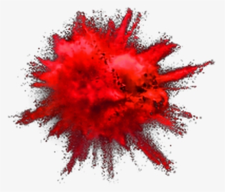 Color Dust Explosion Png - Red Powder Explosion Png, Transparent Png, Transparent PNG