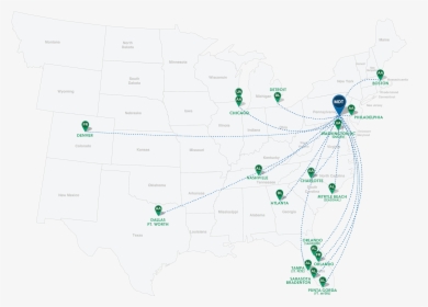 Jfk Airport Map Usa, HD Png Download, Transparent PNG