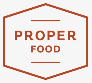 Proper Food Logo, HD Png Download, Transparent PNG
