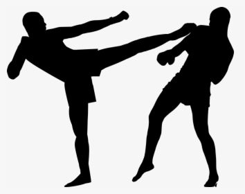Kickboxing, Boxing, Silhouette, Fight, Sports, Strong - Kick Boxing Logo Png, Transparent Png, Transparent PNG