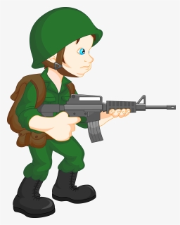 Army Guy At Getdrawings - Shooting Soldier Clipart, HD Png Download, Transparent PNG