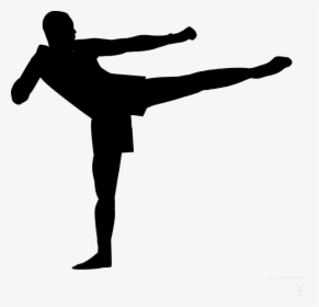Silhouette, Boxing, Kickboxing, Boxers, Sports - Kickboxing Silhouette, HD Png Download, Transparent PNG