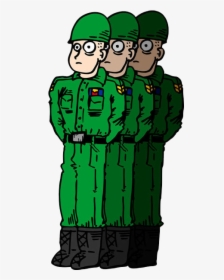 Army Men Soldier Cartoon Drawing - Army Line Png Cartoon, Transparent Png, Transparent PNG
