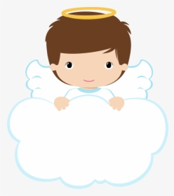 Baptism Eucharist Clip Art - Baby Boy Angel Clipart, HD Png Download, Transparent PNG