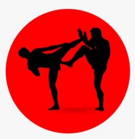 Boxing, Icon, Silhouette, Sport, Fighter, Fight - Martial Arts Muay Thai Silhouette, HD Png Download, Transparent PNG