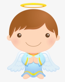Cherub Angel First Communion Clip Art - Baby Boy Angel Png, Transparent Png, Transparent PNG