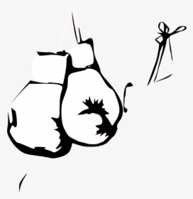 White Boxing Gloves Clip Art At Clker - Gold Boxing Gloves Clipart, HD Png Download, Transparent PNG