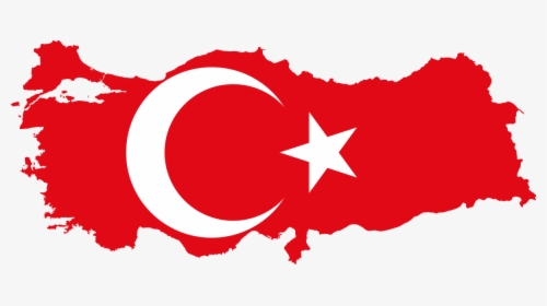 Turkey Country Map Flag, HD Png Download, Transparent PNG