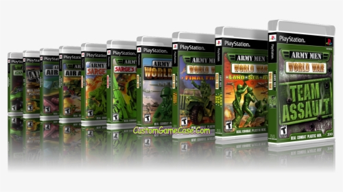 Army Men Ps1 Collection Cases - Army Men Ps1, HD Png Download, Transparent PNG