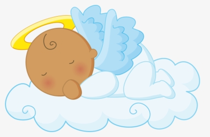 Angel Clipart, First Holy Communion, Baby Shower Gender - Sleeping Baby Angel Clipart, HD Png Download, Transparent PNG