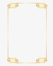 Transparent Gold Border Clipart - Gold Color Border Png, Png Download, Transparent PNG