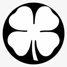 Apollo Design Four Leaf Clover - Free Black And White Four Leaf Clover, HD Png Download, Transparent PNG