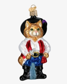 Old World Christmas Puss In Boots Glass Ornament - Cartoon, HD Png Download, Transparent PNG