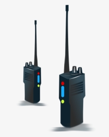 Handheld, Radio, Transmission, Portable, Equipment - Two Way Radio Communication Cartoon, HD Png Download, Transparent PNG