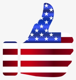 Información Lotería Green Card - American Flag Thumbs Up, HD Png Download, Transparent PNG