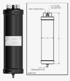 Conventional Separators - Cylinder - Oil Separator Os6 15l, HD Png Download, Transparent PNG