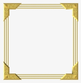 L Gold Frame Square Border Decoration Decor - Borders For Certificates Gold, HD Png Download, Transparent PNG