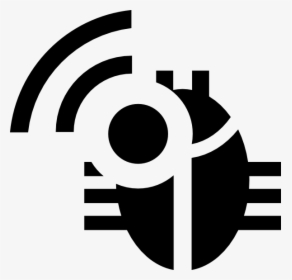 Radio Bug Icon Svg Clip Arts - Bug Emblem Png, Transparent Png, Transparent PNG