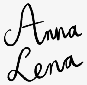 Anna Lena Illustrations - Calligraphy, HD Png Download, Transparent PNG
