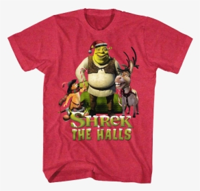 Shrek The Halls T-shirt, HD Png Download, Transparent PNG