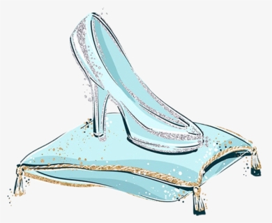 #watercolor #slipper #glass #glassslipper #cinderella - Cinderella ...