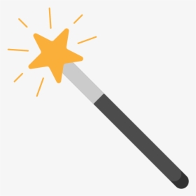 Magic Wand Tool Flat Icon Vector, HD Png Download, Transparent PNG