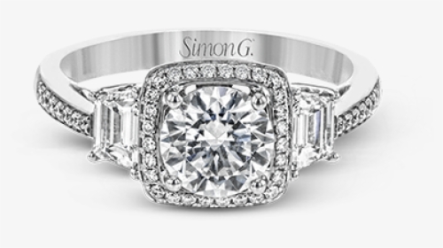 18k White Gold Engagement Ring, HD Png Download, Transparent PNG