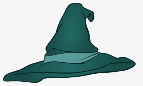 Club Penguin Magic Hat - Green Witch Hat Png, Transparent Png, Transparent PNG