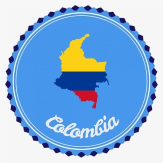 Badge, Flair, Colombia, Flag, Icon, Latin America - Colombia Place Icon Png, Transparent Png, Transparent PNG