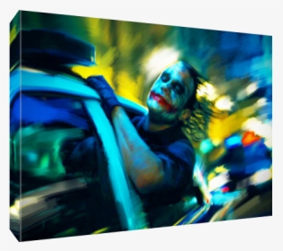 Joker In Police Car Art, HD Png Download, Transparent PNG