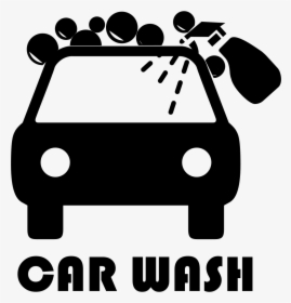 Car Wash Black And White Png - Car Wash Logo Black, Transparent Png, Transparent PNG