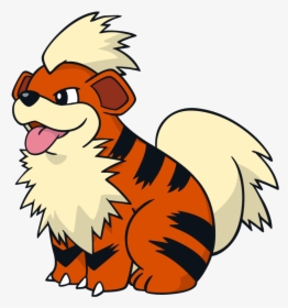 Growlithe Pokemon Character Vector Art - Pokemon Growlithe Dream World, HD Png Download, Transparent PNG