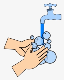 Washing Hands Clip Art At Clker Com Vector Transparent - Washing Hands Cartoon Png, Png Download, Transparent PNG