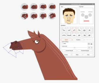 Transparent Animator Clipart - Horse 2d Parts, HD Png Download, Transparent PNG